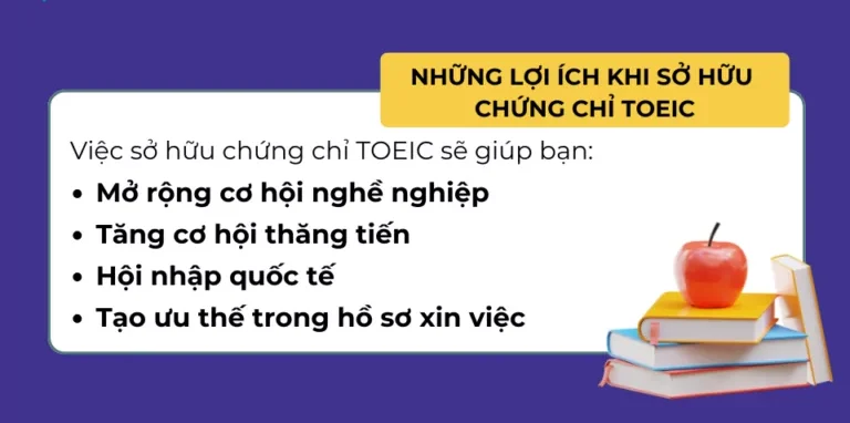 Những lợi ích của chứng chỉ TOEIC 2026 trong công việc