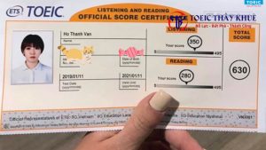 chứng chỉ TOEIC có thời hạn bao lâu