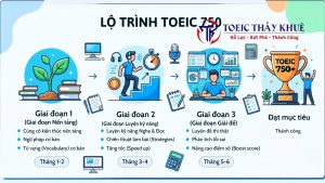 lộ trình TOEIC 750