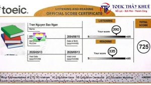 TOEIC bao nhiêu điểm là tốt